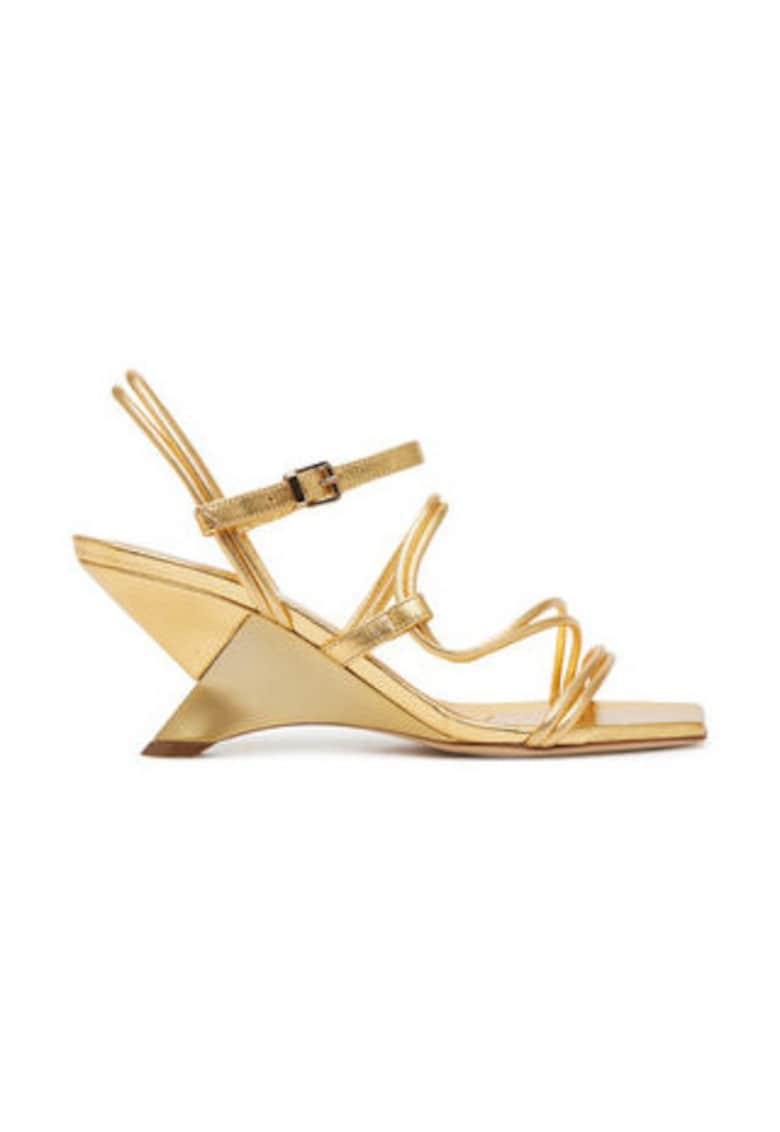 Sandale dama - Vic Matie - piele naturala - auriu -