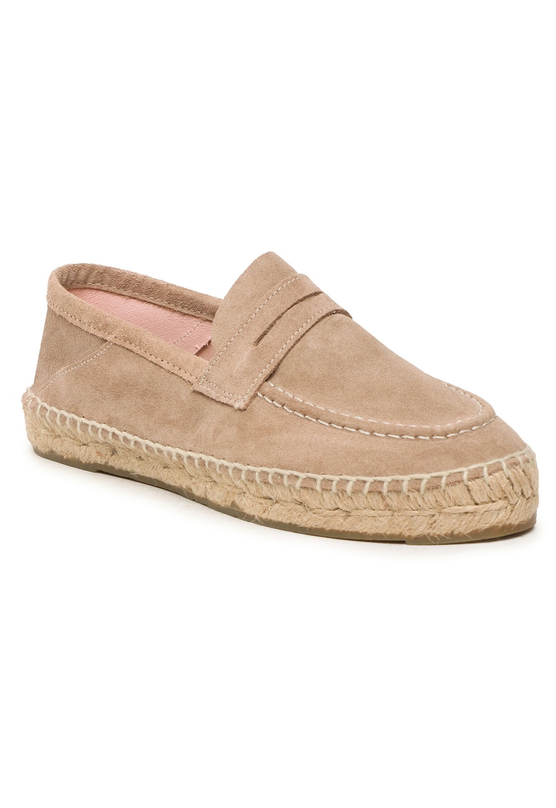 Mocasini dama - piele naturala - bej - design clasic - Bej