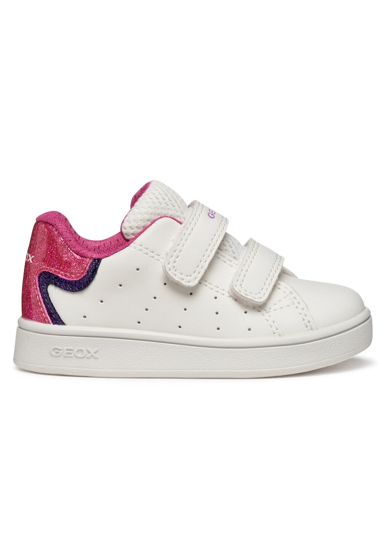 Tenisi pentru fete -  305271761 - piele ecologica - alb/roz
