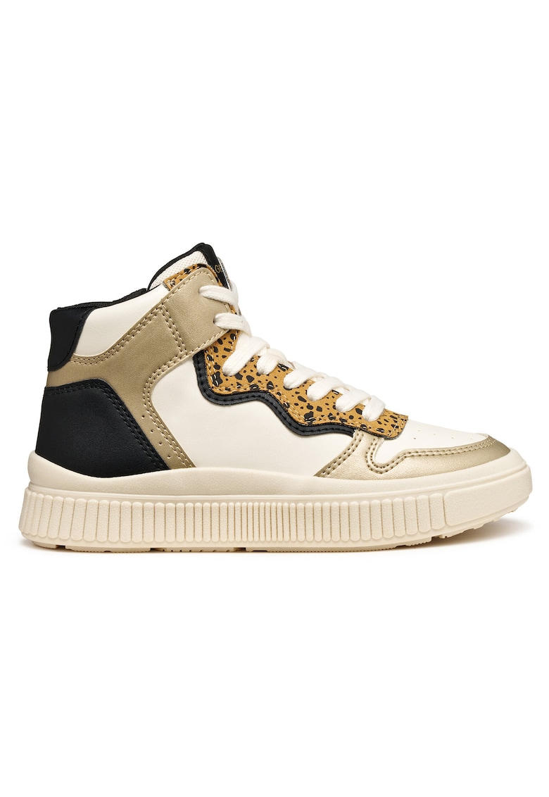 Tenisi pentru fete -  piele ecologica - multicolor