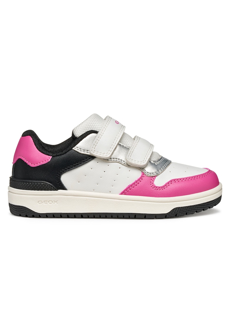 Tenisi  din piele ecologică multicolor