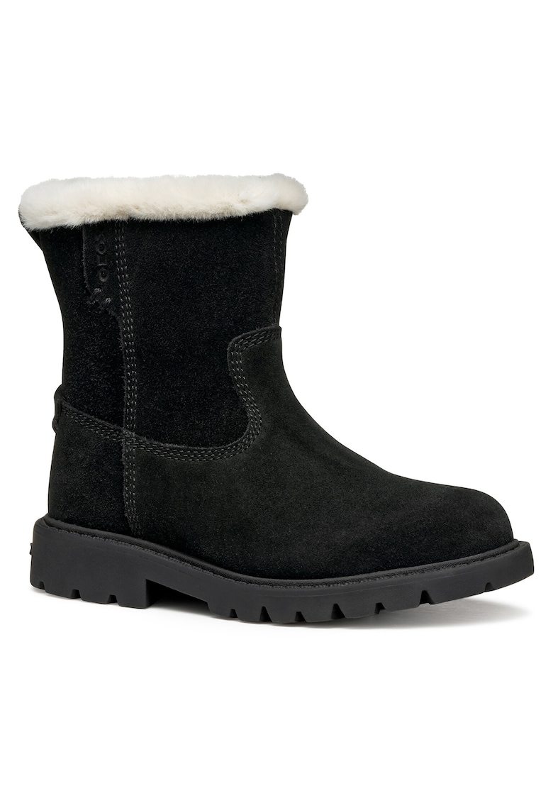 Ghete pentru fete - 305322876 - piele naturala - negru