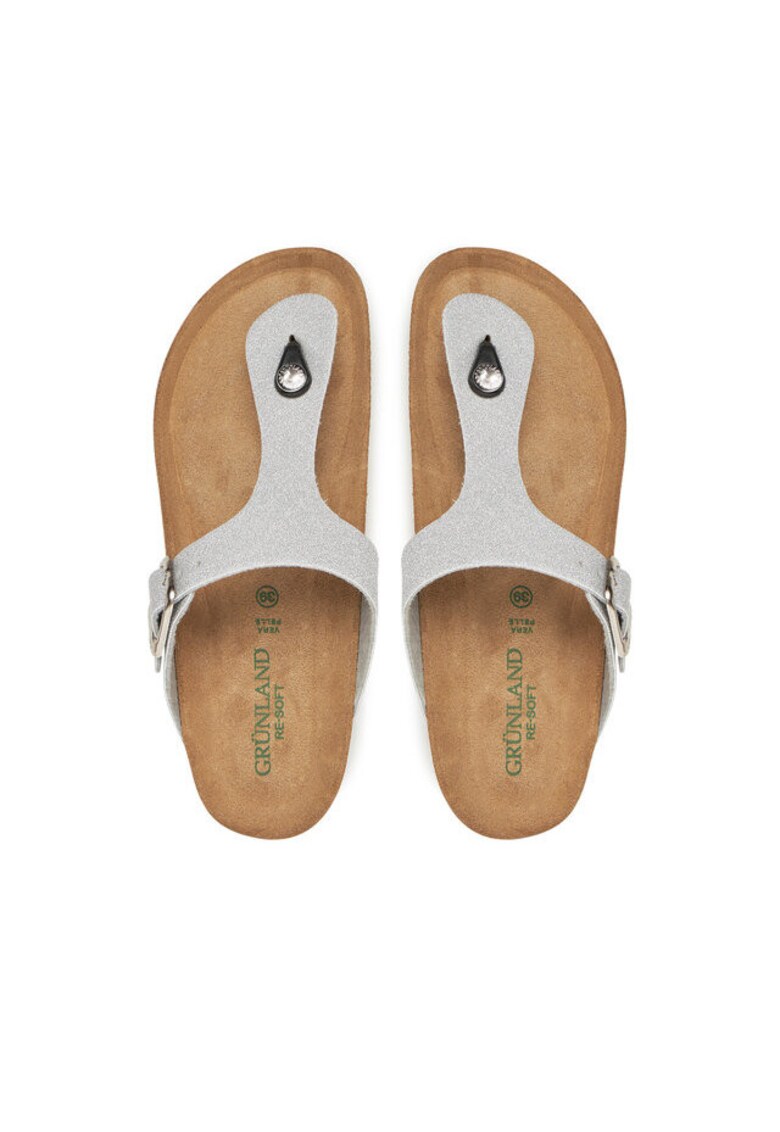 Slapi dama - Grunland - gri - material textil