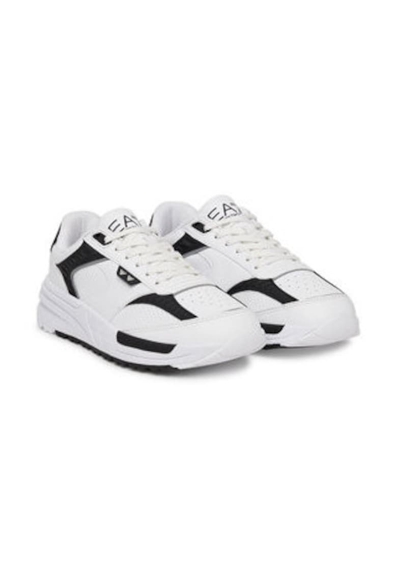Tenisi barbari - Emporio Armani - 305090119 - piele ecologica - alb -