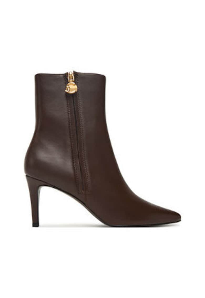 Coccinelle Botine dama 305541819 - Piele naturala - Maro