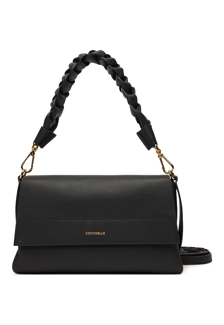 Geanta din piele cu bareta de umar Boheme