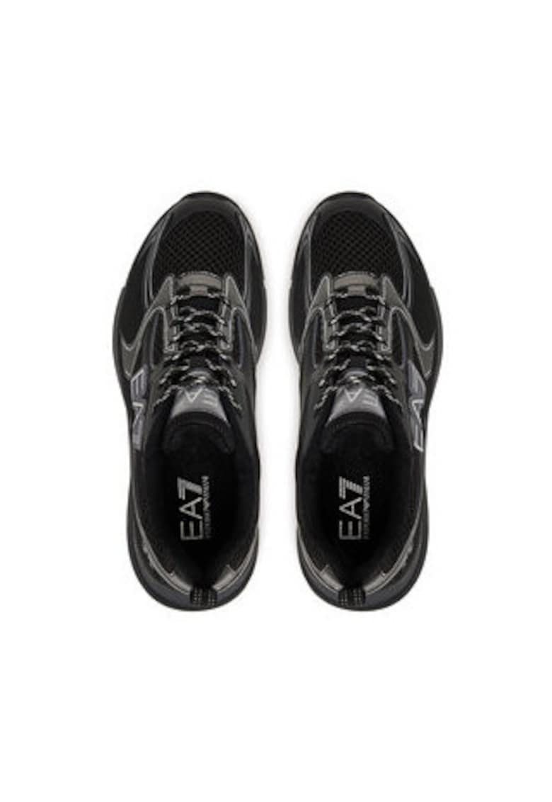 Tenisi barbatesti - Emporio Armani piele ecologica - negru Tenisi barbatesti - Emporio Armani piele ecologica - negru