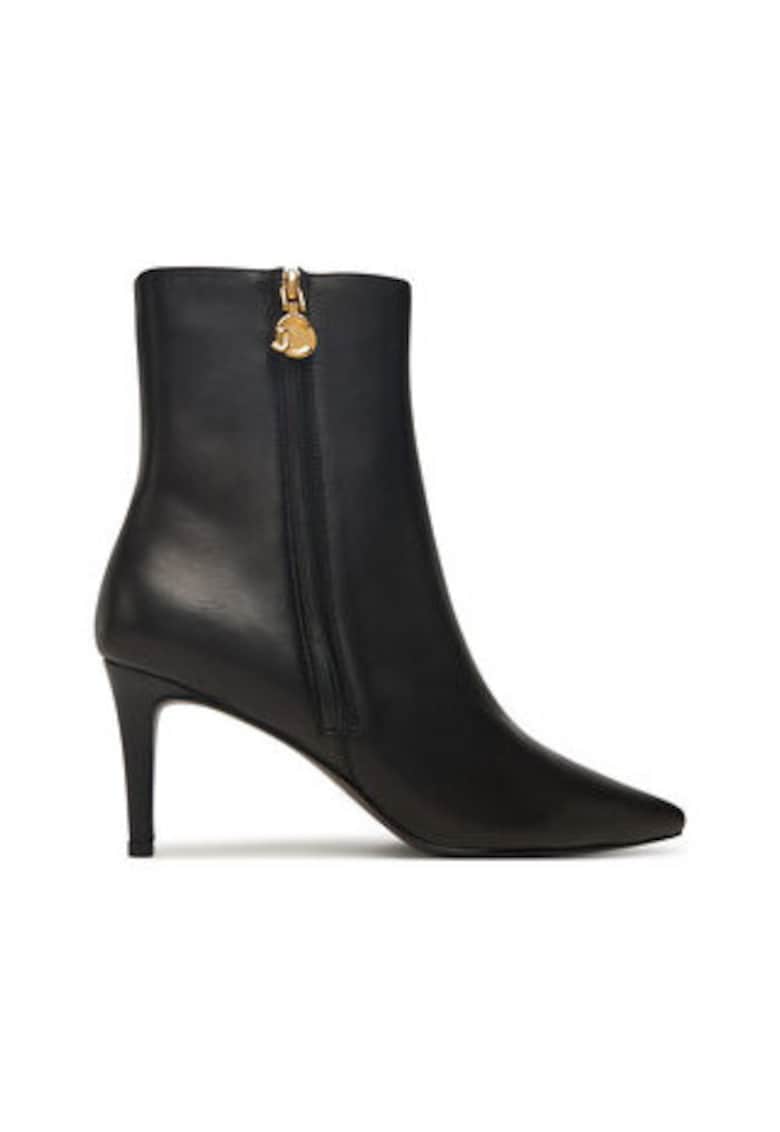 Botine dama 305541796 - Piele naturala - Negru