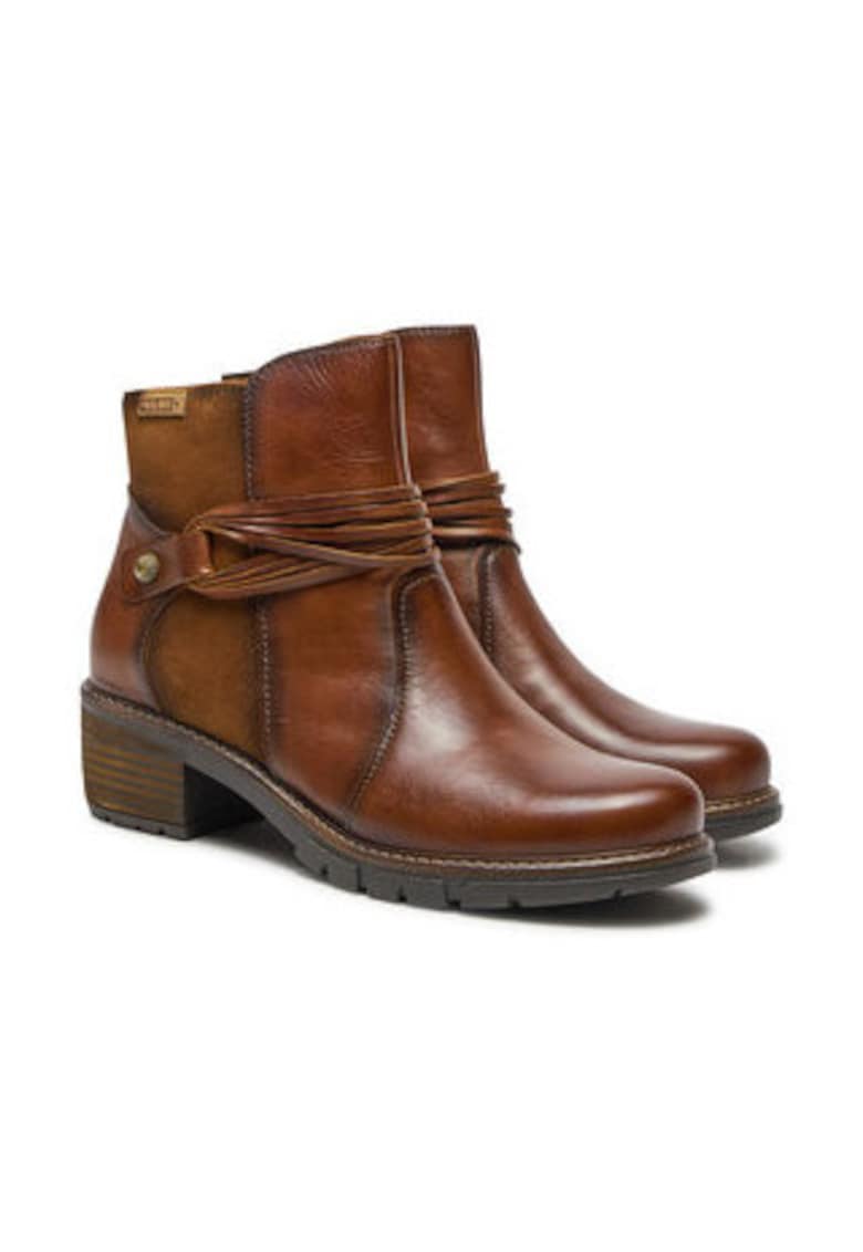 Botine dama - piele naturala - maro