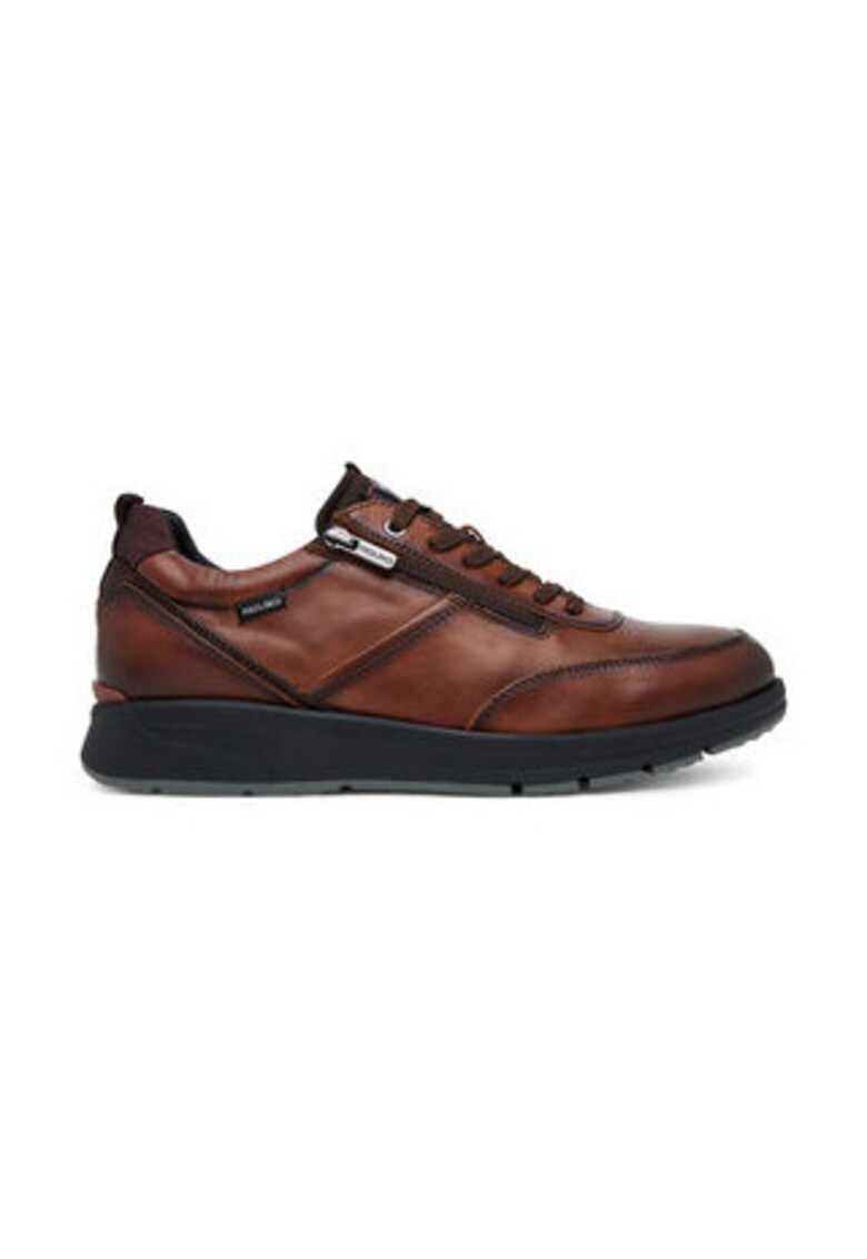 Pantofi barbati piele naturala - maronii
