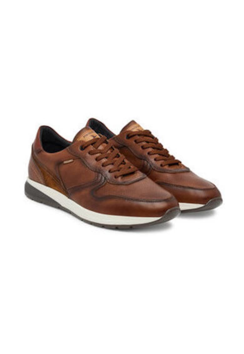 Pantofi sport pentru barbati - 305469991 - piele naturala - maro - Maro