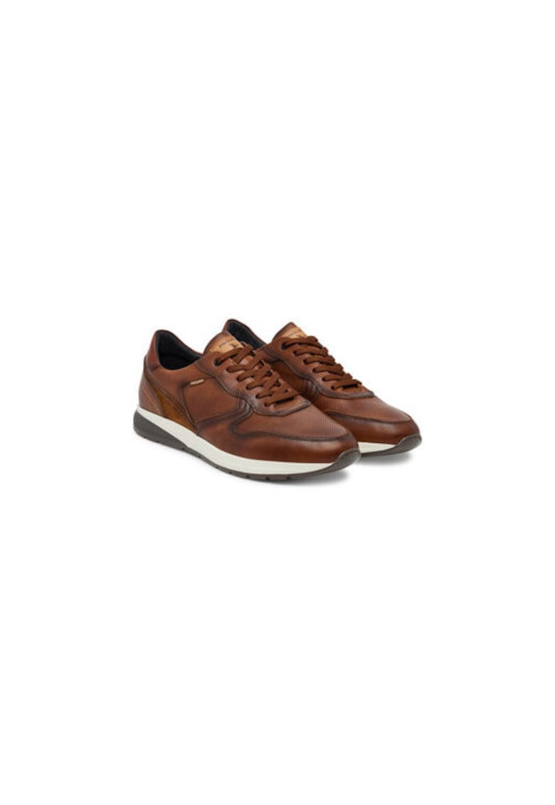 Pantofi sport pentru barbati - 305469991 - piele naturala - maro - Maro