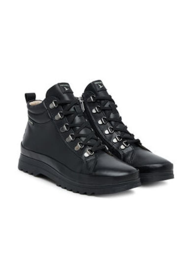 Botine dama - piele naturala - negru set de ghetute