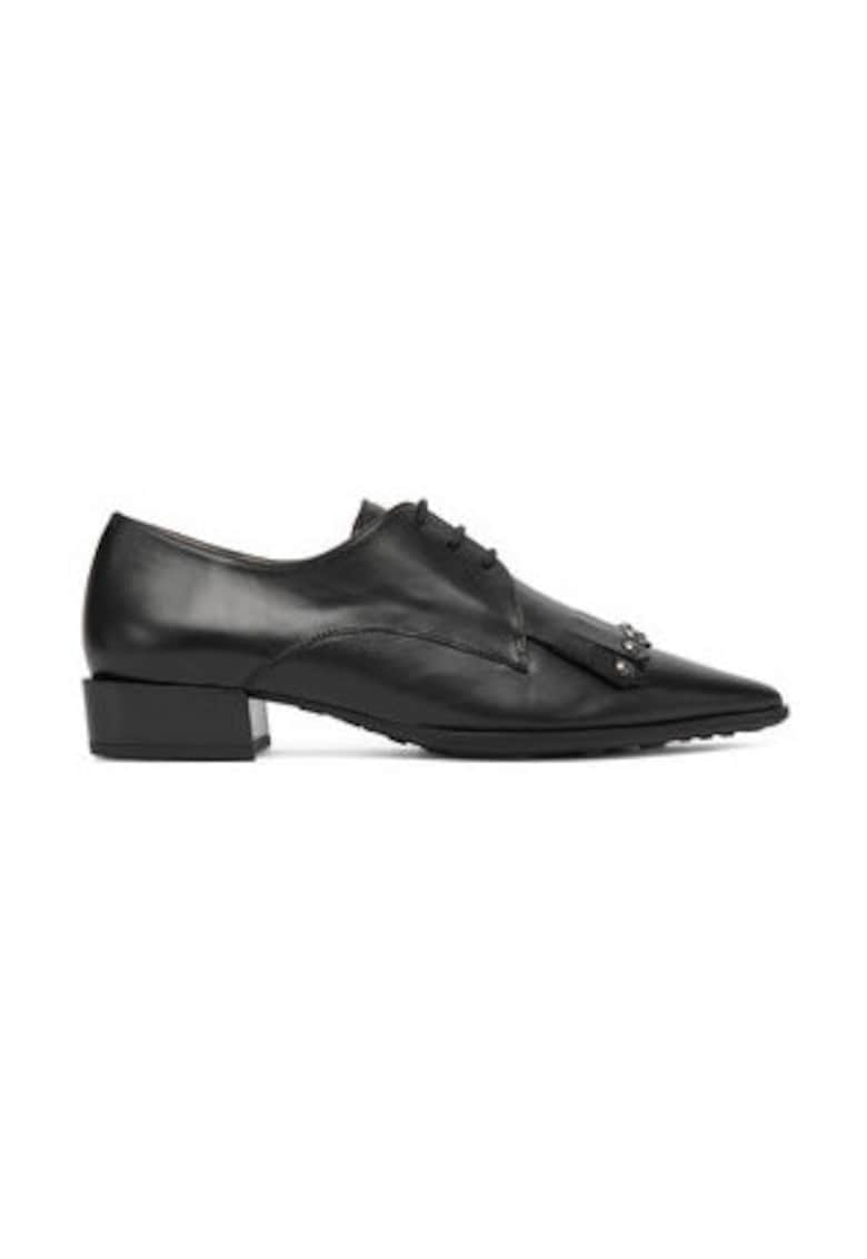 Pantofi de dama piele naturala - Negru