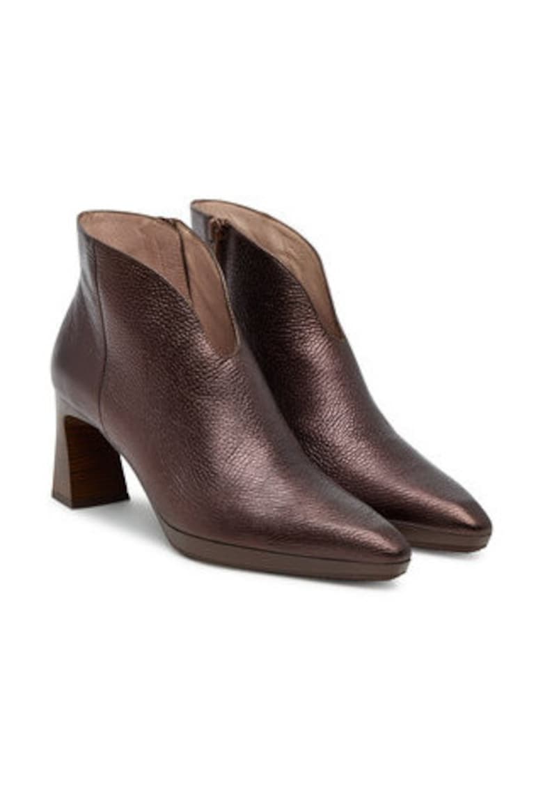 Pantofi dama 305492838 - Piele naturala - Visiniu -