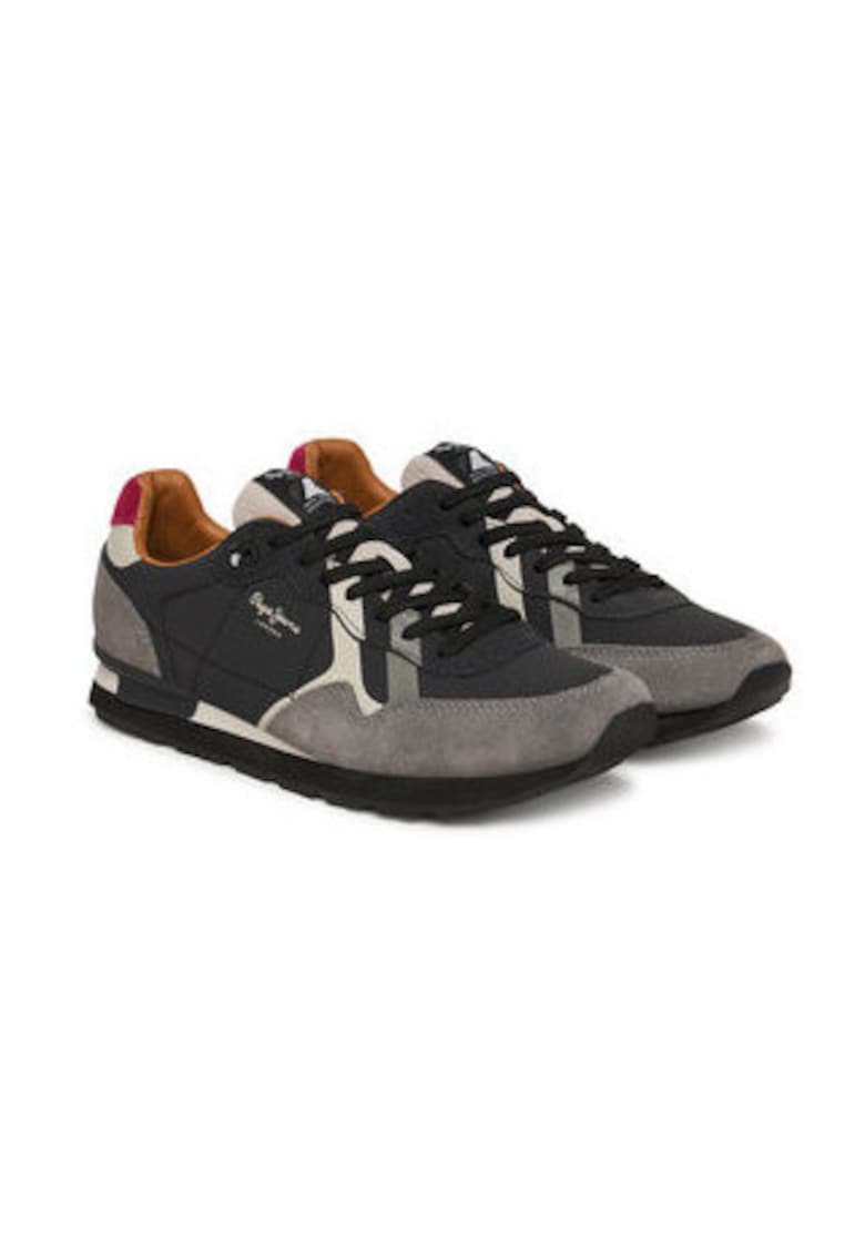 Pantofi sport pentru barbati 305416490 - textil - negru/gri