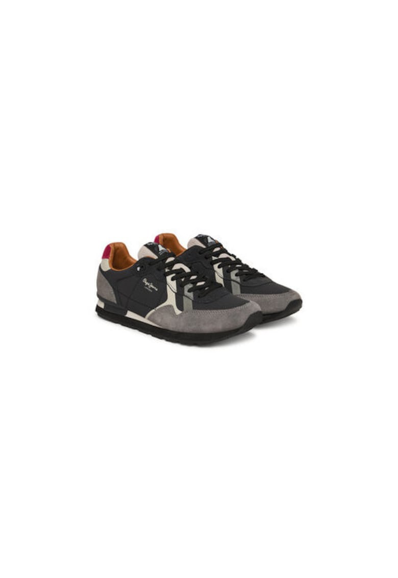 Pantofi sport pentru barbati  305416490 - textil - negru/gri