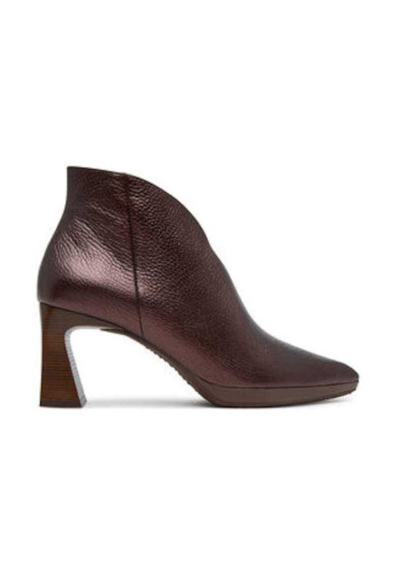 Botine dama pana la glezna -  305492838 - piele naturala - maro -