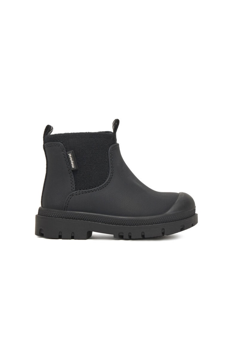 Ghete pentru fete - 305570123 - piele ecologica - negru