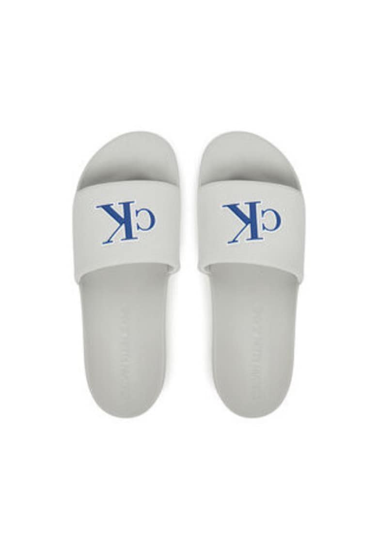 Papuci barbatesti -  gri - plastic