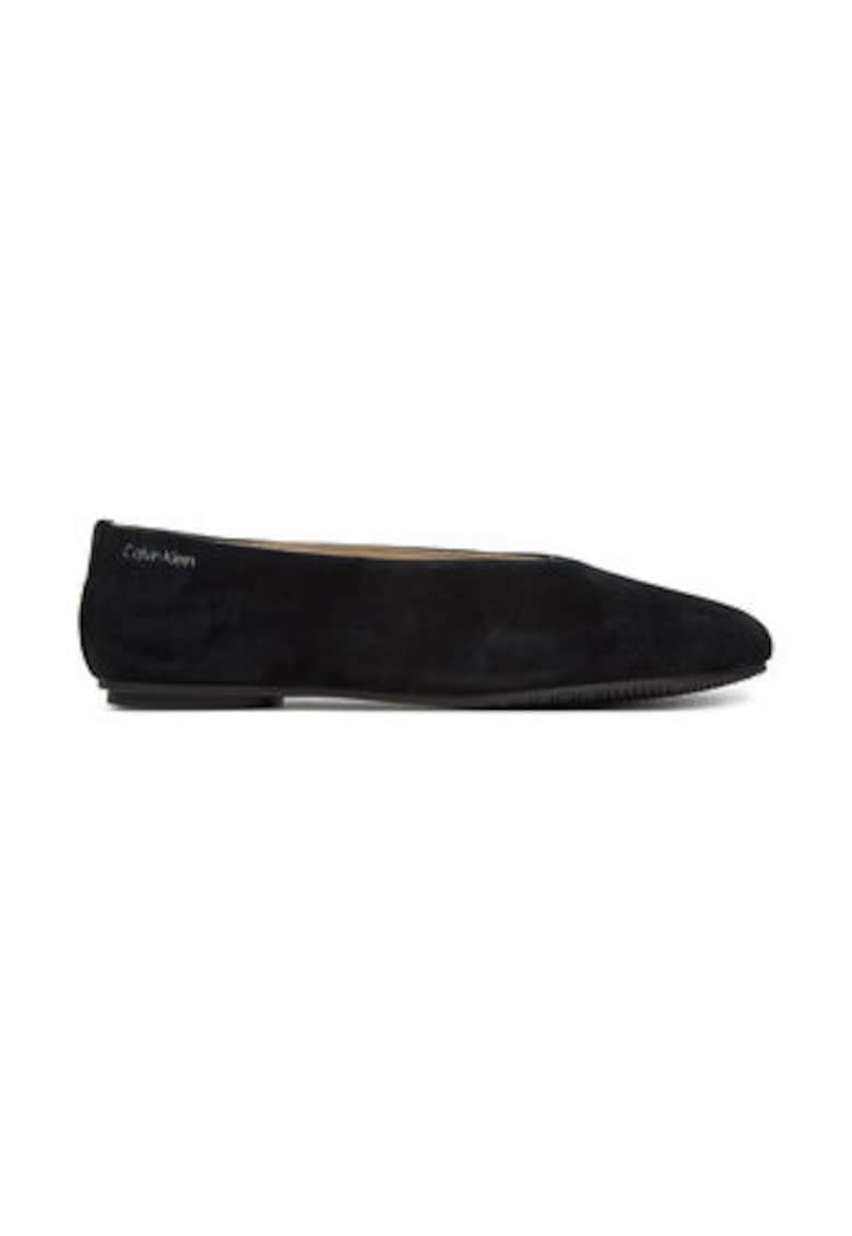 Balerini dama -  piele naturala - negru -