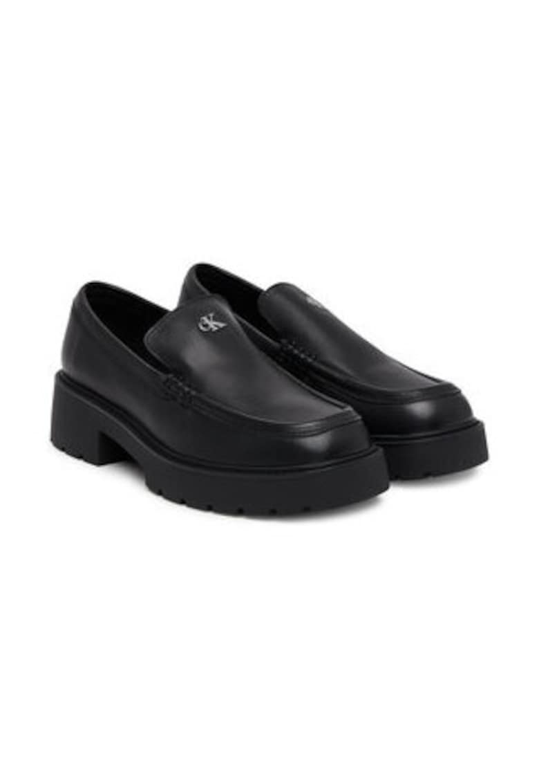 Pantofi loafer din piele cu logo