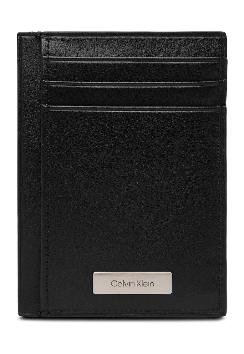 Portofel barbati -  etui pentru carduri - piele naturala - fara culoare - universal