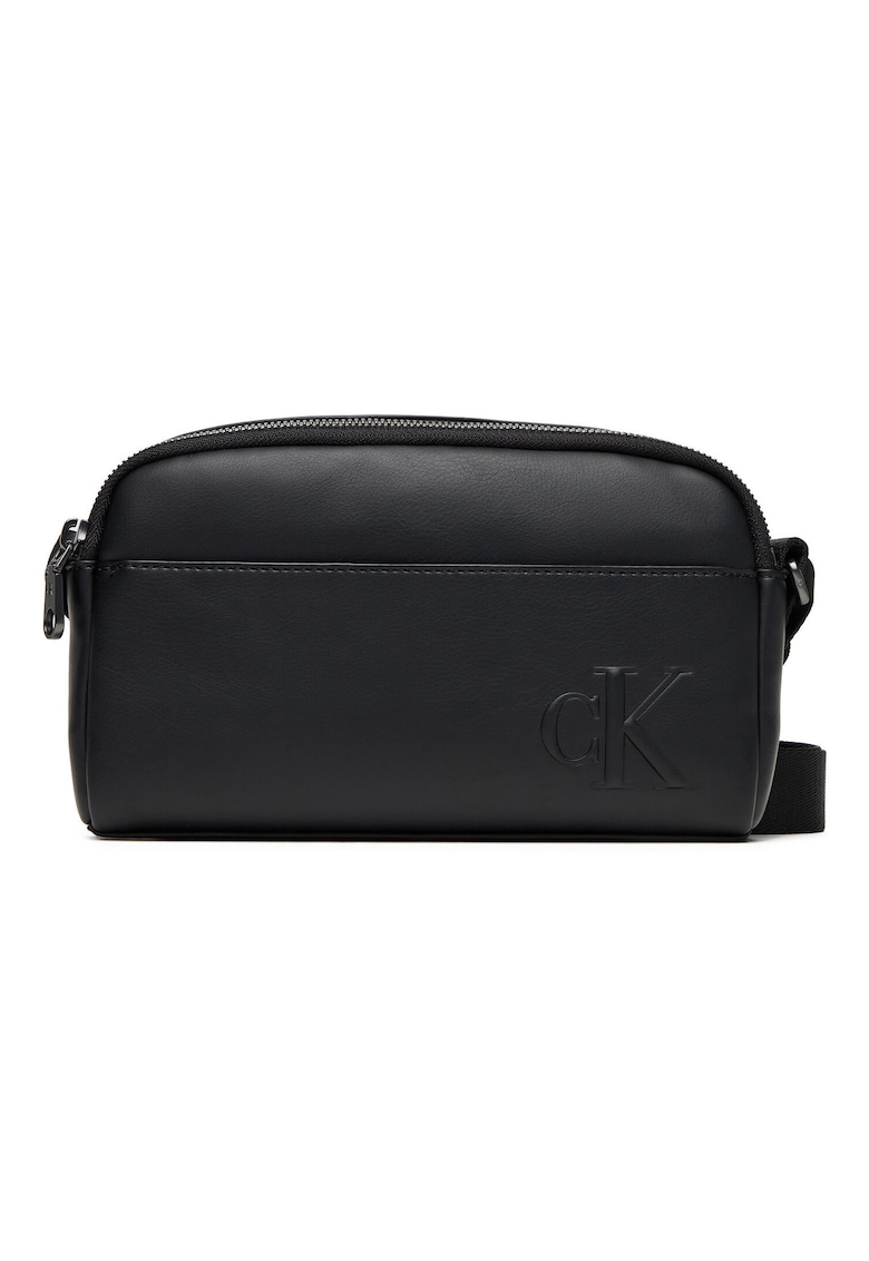 Saszeta barbati - piele ecologica - negru - universal