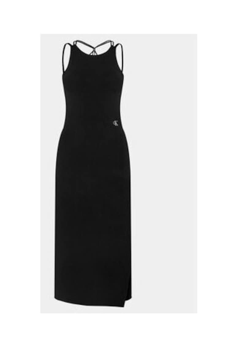 Rochie de zi - neagra - 77% lyocell - 21% poliamida - 2% elastan -