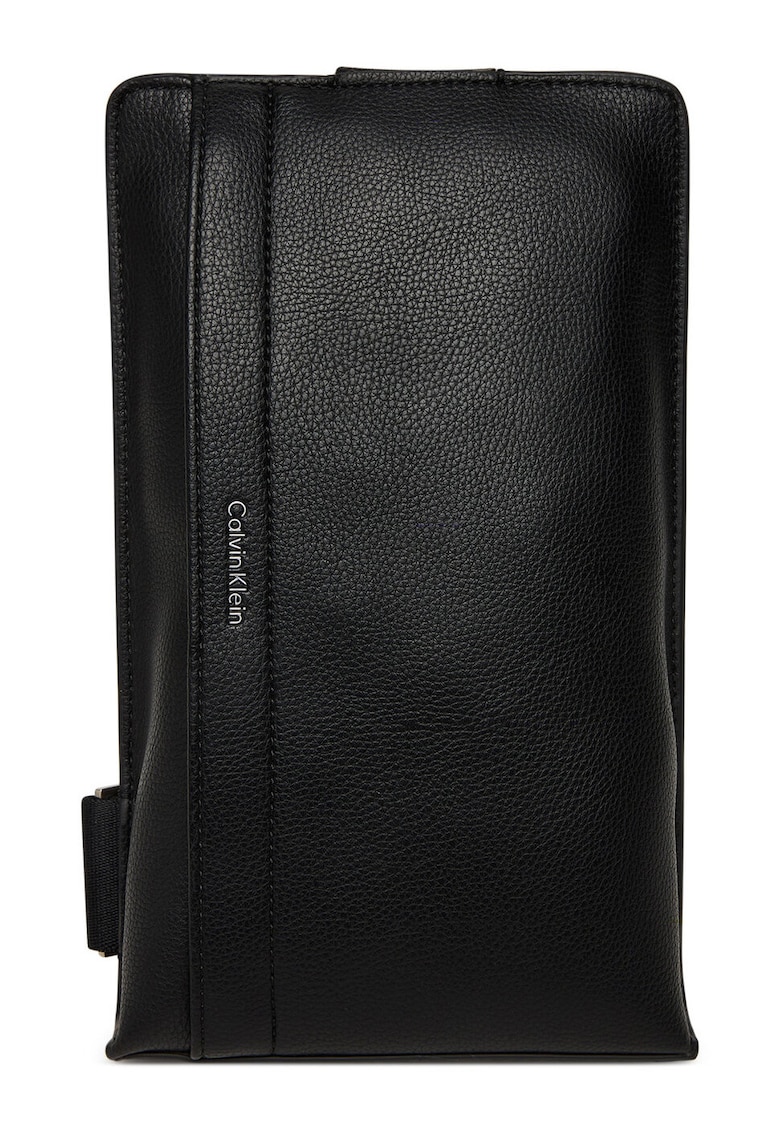 Saszeta barbati - piele ecologica - negru - universal