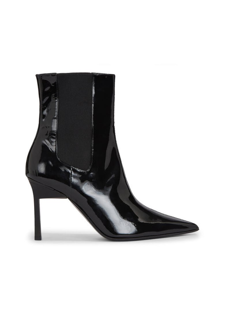 Botine dama - - piele naturala - negru