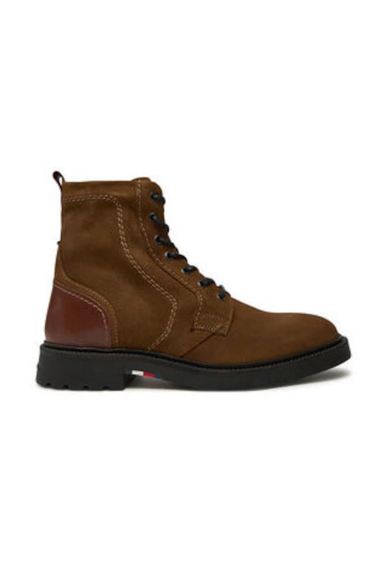 Ghete barbatesti - 304969492 piele naturala - maro
