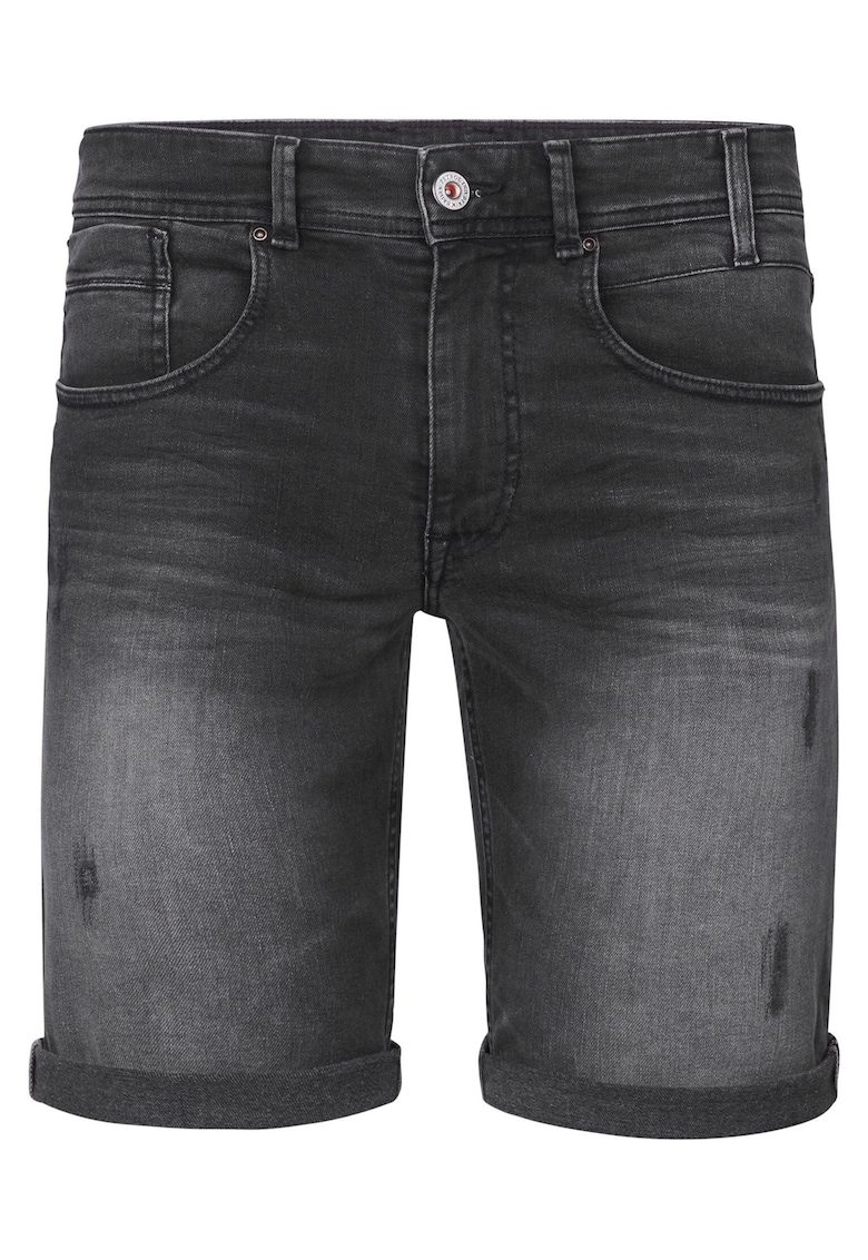 Pantaloni scurti din denim pentru barbati - 305731821 - negru -