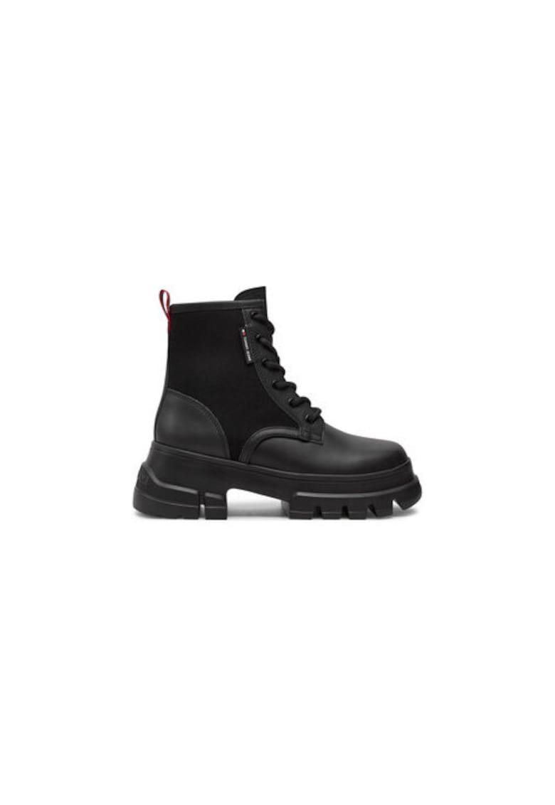 Ghete dama - 304445279 - piele naturala - negru