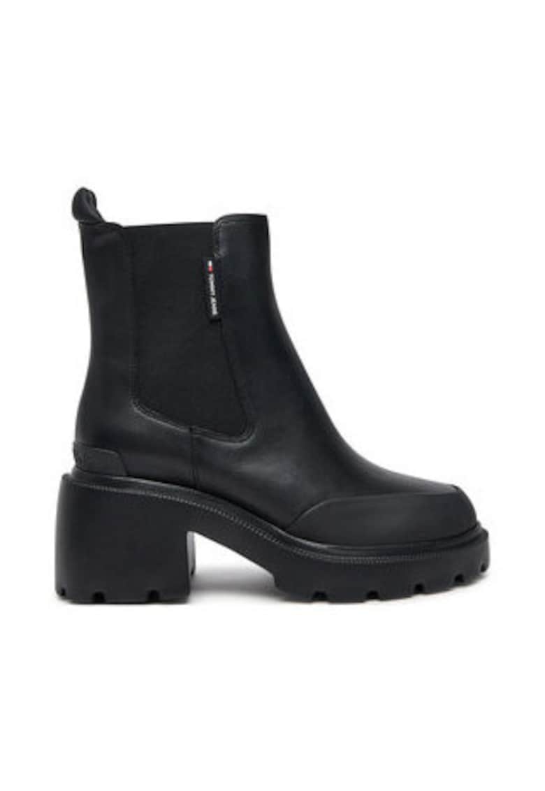 dama piele naturala - negru - Negru