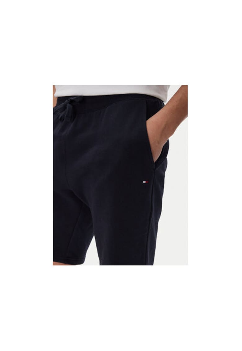 Pantaloni scurti sport pentru barbati - bumbac - bleumarin -