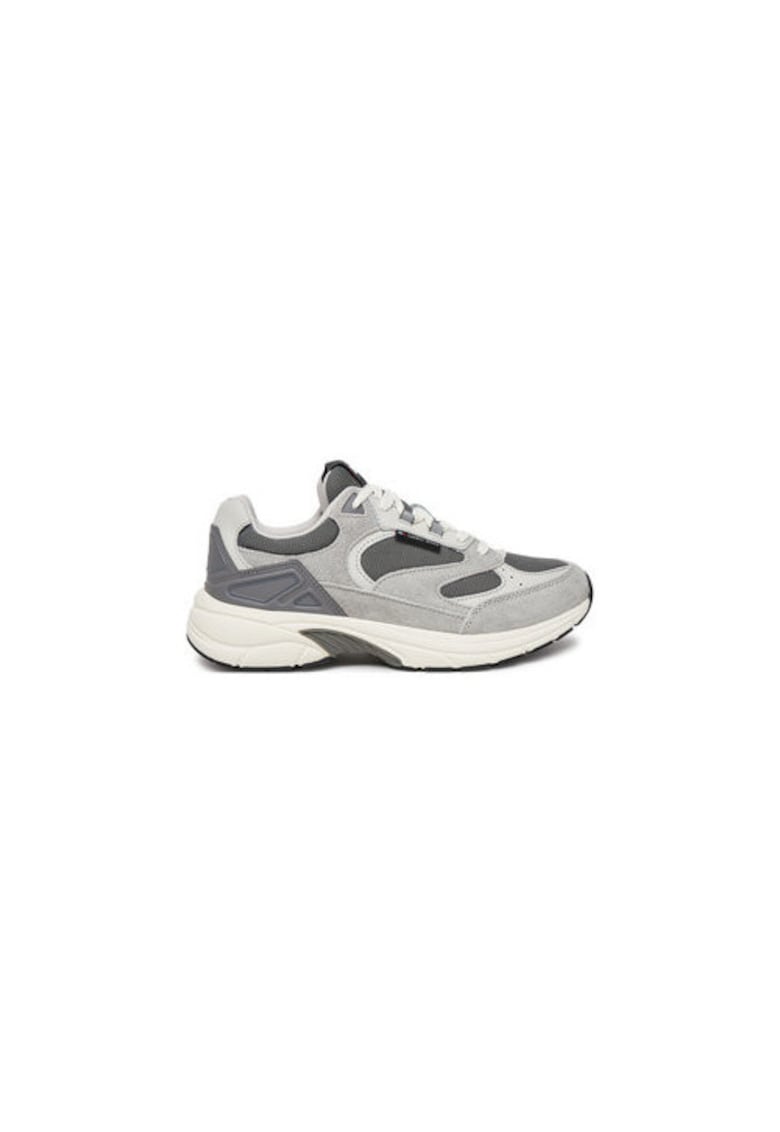 Pantofi sport pentru barbati -  304425622 - piele naturala - gri -