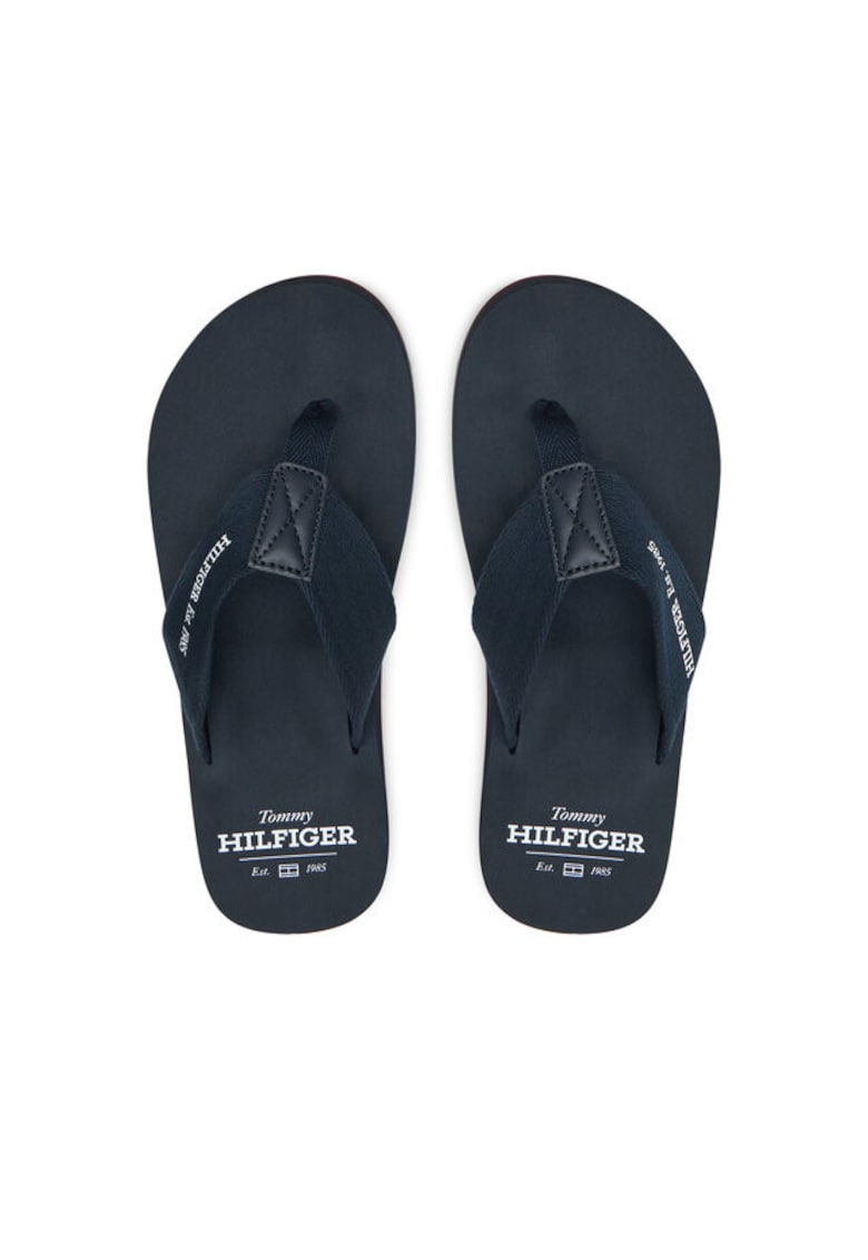 Slapi barbatesti - textil - albastru - Albastru