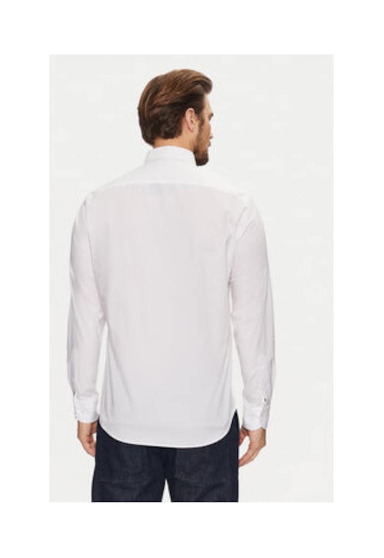 Camasa Barbati - Alb - 97% bumbac - 3% elastan -