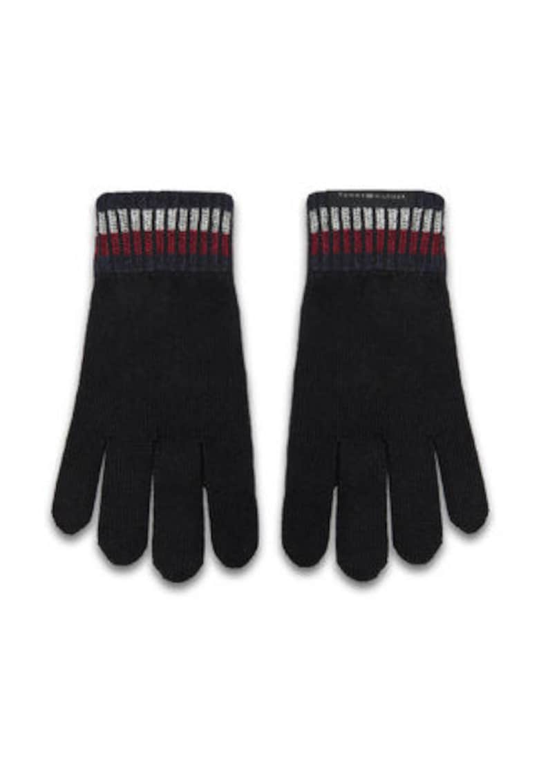 Manusi de dama pentru barbati - 304088230 - material textil - negru - universale