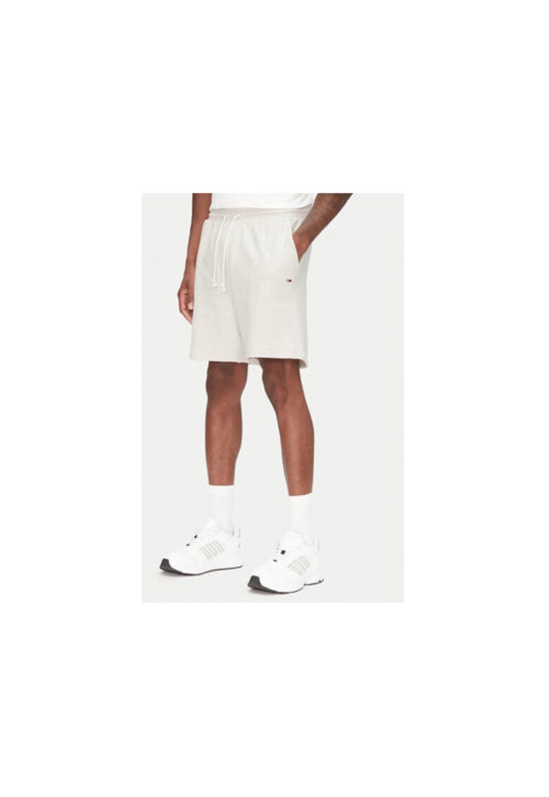 Pantaloni scurti sport barbati - Bej - 100% bumbac