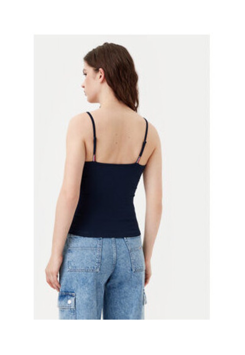 Top Dama - Bleumarin - bumbac -