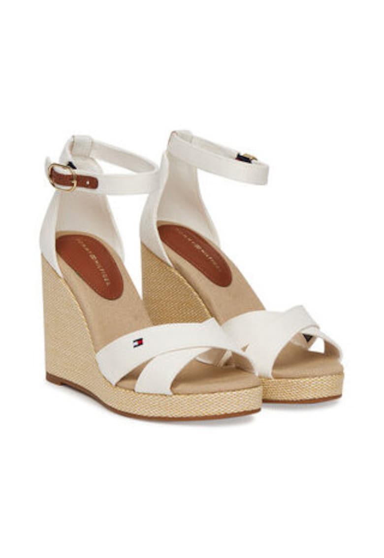 Sandale de dama - 305158277 - textil - bej -