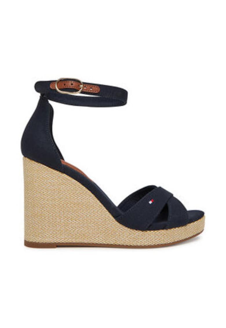 Sandale dama - material textil - albastru - Albastru