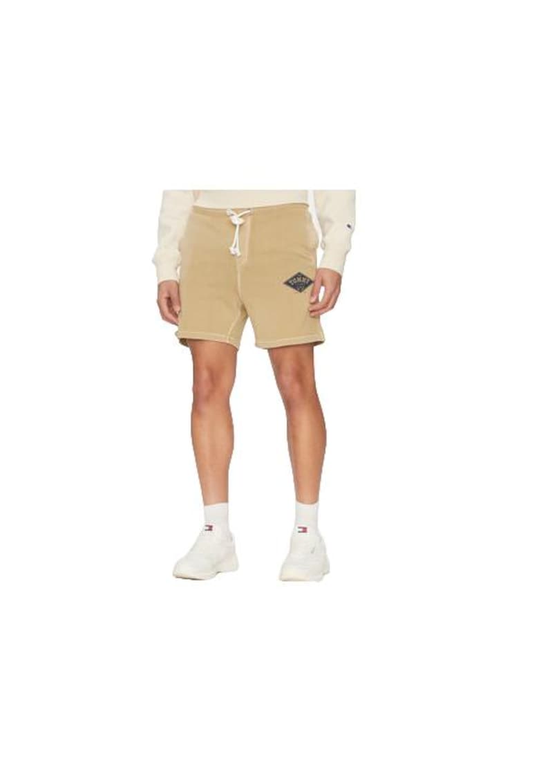 Pantaloni scurti sport barbati - sintetic - bej