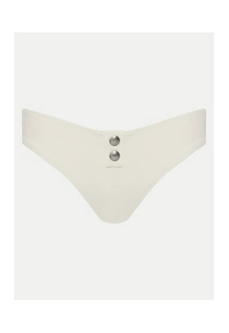 Slip de bikini dama -  bej - material sintetic -