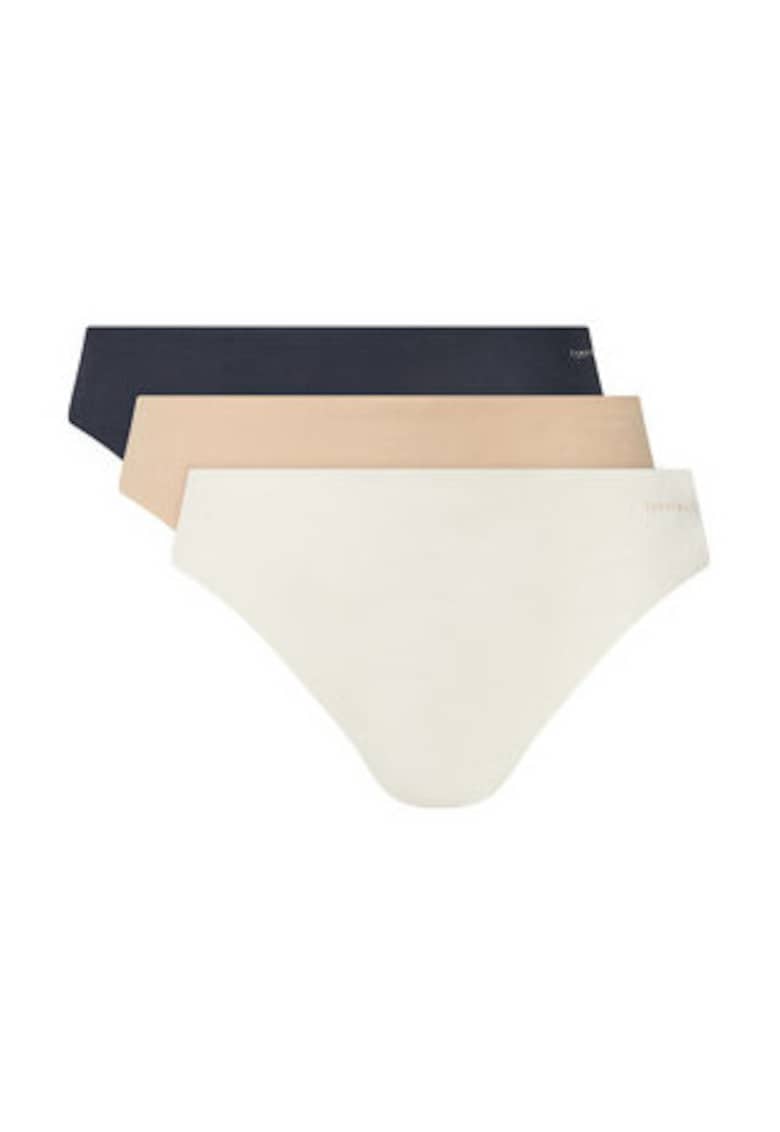 Set de 3 perechi de tanga dama - multicolor - plastic -