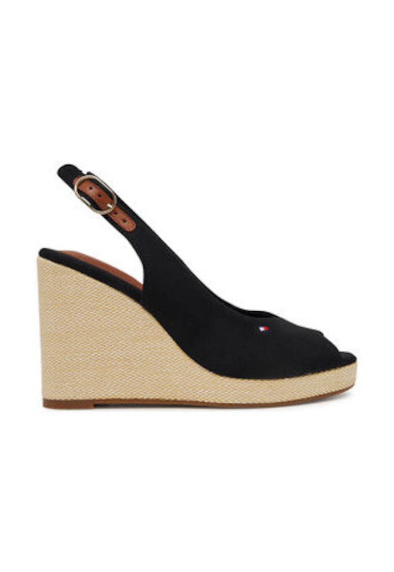 Sandale dama - textil - negru