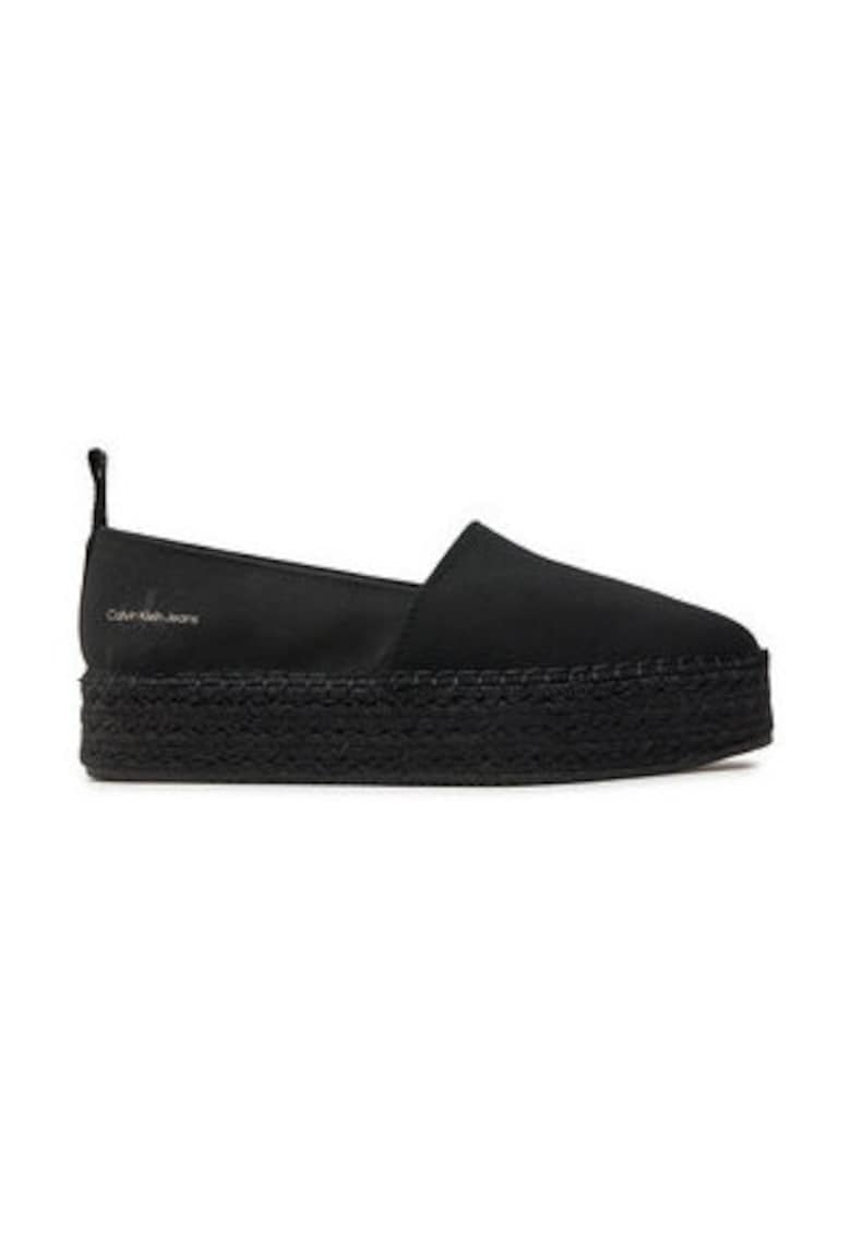 Espadrile dama - material textil - negru