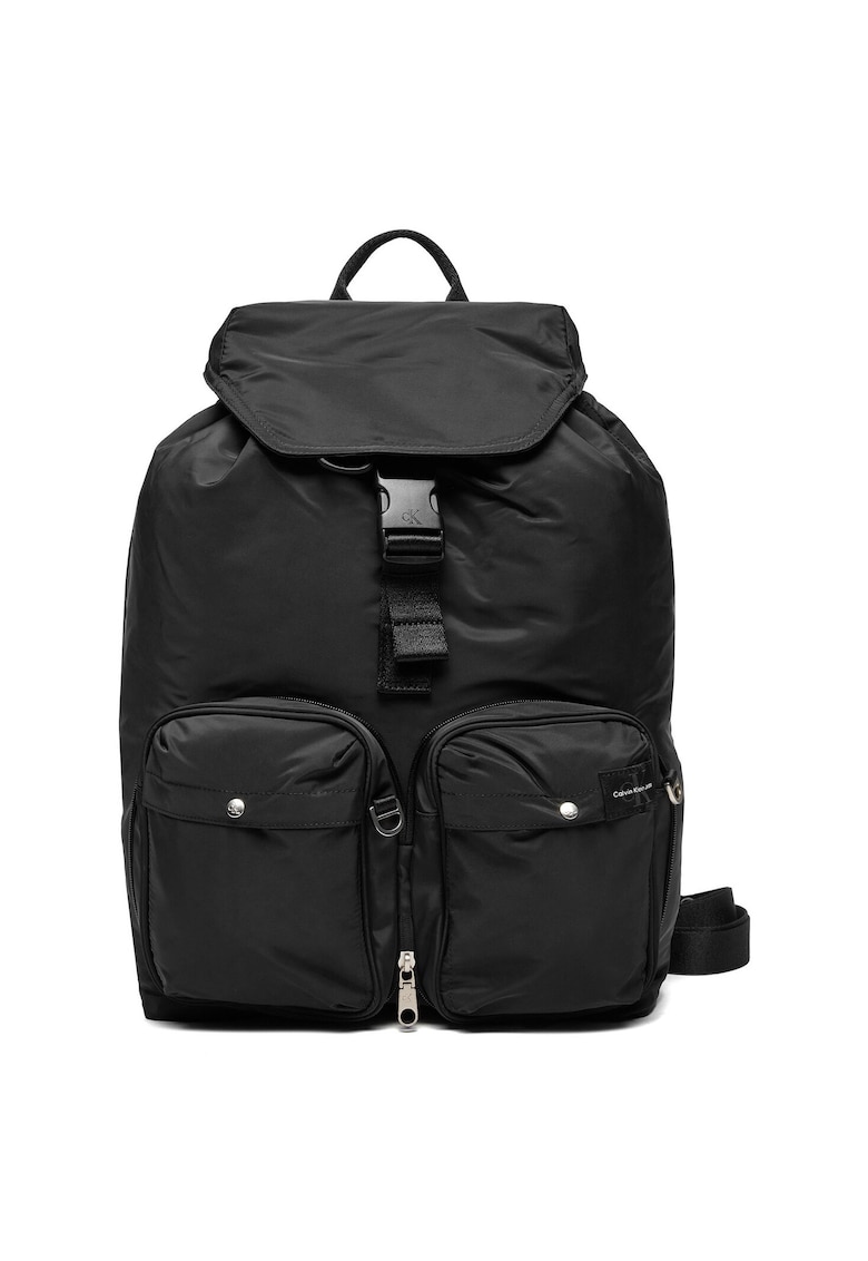 Rucsac barbati - tkanina - negru - universal